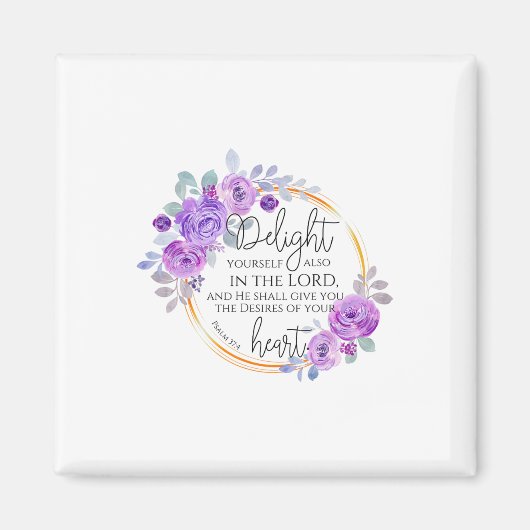 フローラキリスト者はビブル卿を悦ぶ マグネット (正面)