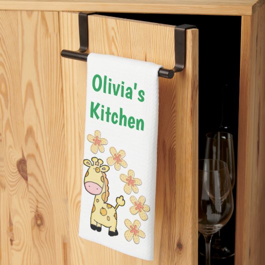 フローラキリンキッチンハンドタオル キッチンタオル (三つ折り)