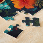 フローラキリンポートレート-9319 ジグソーパズル (側面)