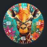 フローラキリンポートレート-9319 ラージ壁時計<br><div class="desc">フローラキリンポートレート-9319</div>