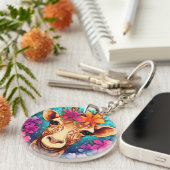 フローラキリンポートレート-9321 キーホルダー (正面右)