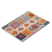 フローラキルトパターン ノートブック (左側)