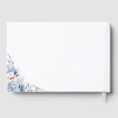 フローラキンセアニェラピンク赤面ゴールドフォイル ゲストブック (裏面)