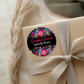 フローラキンセアニェラブラックメキシコフェスタ ラウンドシール