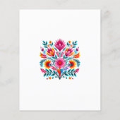 フローラキンセアニェラホワイトメキシコフィエスタ誕生日 チラシ (裏面)