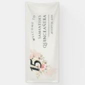 フローラキンセアニェラボタニカル15誕生日 横断幕 (縦)