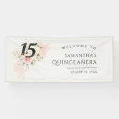 フローラキンセアニェラボタニカル15誕生日 横断幕 (横)