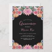 フローラキンセアニェラ誕生日パーティー 招待状 (正面)