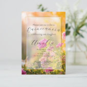 フローラキンセアニラ結婚/s/誕生日招待状 招待状 (スタンド正面)