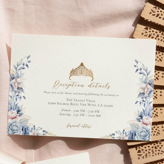 フローラキンセアニラ金ゴールドティアラ外装カード エンクロージャーカード