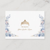 フローラキンセアニラ金ゴールドティアラ外装カード エンクロージャーカード (裏面)