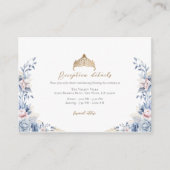 フローラキンセアニラ金ゴールドティアラ外装カード エンクロージャーカード (正面)