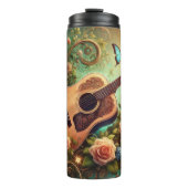 フローラギターと蝶ファンタジー タンブラー (正面)