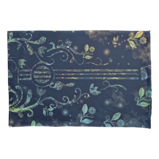 フローラギターピローケース 枕カバー (正面)