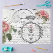 フローラクイーンビースクリプトデコページ紙 薄葉紙 (クラフト)