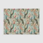 フローラクジャクヴィンテージテクスチャー花 薄葉紙 (正面)