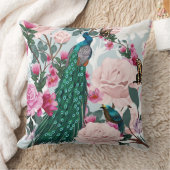 フローラクジャックカントリー水彩枕 クッション (ブランケット)