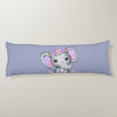 フローラクラウンエレファント抱き枕 ボディピロー (裏面)