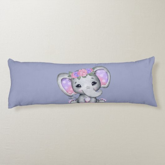 フローラクラウンエレファント抱き枕 ボディピロー (裏面)