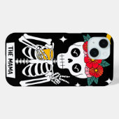 フローラクラウンスケルトン – ザママデザイン Case-Mate iPhoneケース (裏面 (横))
