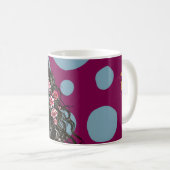 フローラクラウンミューズ – お洒落自然ポートレート コーヒーマグカップ (正面右)