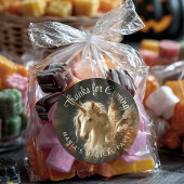 フローラクラシカルフォレスト妖精ユニコーン文房具 ラウンドシール