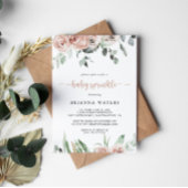 フローラクラシックダスティピンクローズベビー散布機 招待状