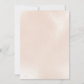 フローラクラシックダスティピンクローズ婚約パーティ 招待状 (裏面)