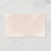 フローラクラシックダスティピンクローズ結婚のウェブサイト エンクロージャーカード (裏面)