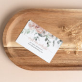 フローラクラシックダスティピンクローズ結婚のウェブサイト エンクロージャーカード