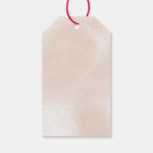 フローラクラシックダスティピンクローズ結婚サンキュー ギフトタグ (裏面)