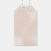 フローラクラシックダスティピンクローズ結婚歓迎 ギフトタグ (裏面)