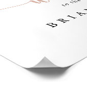 フローラクラシックダスティピンクローズ結婚歓迎 ポスター (角)