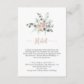 フローラクラシックダスティピンクローズ エンクロージャーカード (正面)