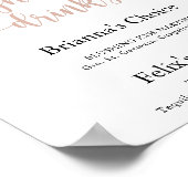 フローラクラシックドリンクほこりっぽいピンクのローズ ポスター (角)