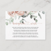 フローラクラシックハネムーンウィッシュ エンクロージャーカード (正面)