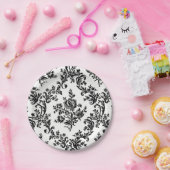 フローラクラシックバロック模様パーティープレートエレガント ペーパープレート (パーティー)