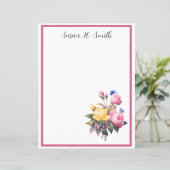 フローラクラシックピンクイエローローズパープルバタフライ (スタンド正面)