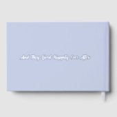 フローラクラシックフォイルゲストブック ゲストブック (裏面)