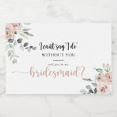 フローラクラシックブリデスメイド提案 スパークリングワインラベル (シングルラベル)