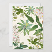 フローラクラシックヴィンテージウェディング 招待状 (裏面)