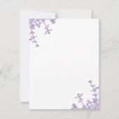 フローラクラシックヴィンテージクレストモノグラム ノートカード (裏面)