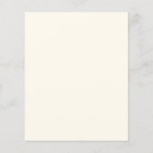 フローラクラシック写真の保存日付招待状 チラシ (裏面)