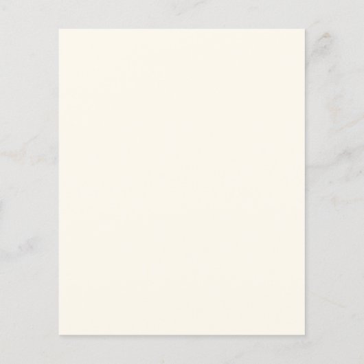 フローラクラシック写真の保存日付招待状 チラシ (裏面)