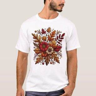 フローラクラシック刺しゅう付きtシャツ tシャツ