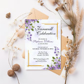 フローラクラシック女子エレガント送別パーティー 招待状