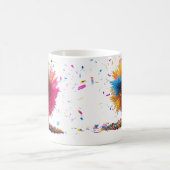フローラクラシック爆破マグ – 11oz コーヒーマグカップ (中央)