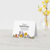 フローラクラシック記念日カード カード (黄色い花)