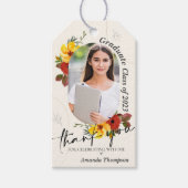 フローラクラスOf 2024 Photo Gradation Thank You ギフトタグ (正面)