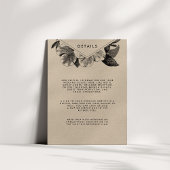 フローラクラフト結婚ズゲスト詳細 エンクロージャーカード